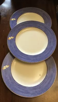 Buy Wedgwood Set Of 3 Sarah’s Garden Dinner Plates  In Blue (Set 1) New Condition • 50£