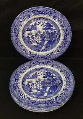 Buy One Blue Willow Royal Stafford 11  Dinner Plate Heart Of Potteries England New • 15.37£