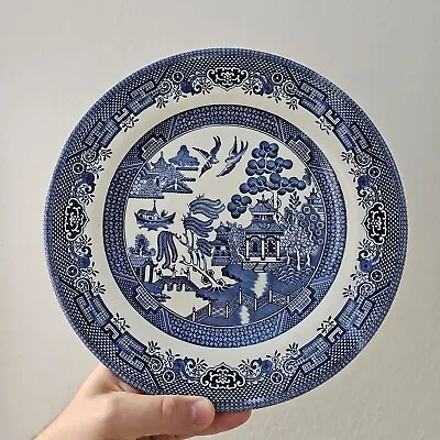 Buy Dinner Plate Churchill England Willow Blue 10 1/4 In. • 13£