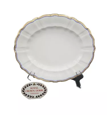 Buy Royal Crown Derby CARLTON BLUE 14  Oval Serving Platter EXCELLENT Bone China • 204.47£