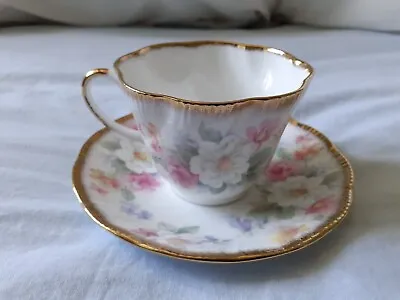 Buy Queens Fine Bone China - Cup And Saucer - 'English Charm'. • 2.99£