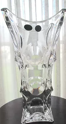 Buy BOHEMIA 10  Vase Czech Republic Hand Cut  Lead Crystal(Over 24% PbO) / NOS / IOB • 48.02£
