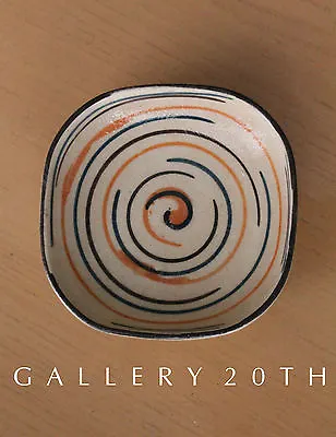 Buy Mid Century Modern Abstract Pottery Dish! Vtg Raymor 1950s 60s Art Gamboni Bowl • 486.56£