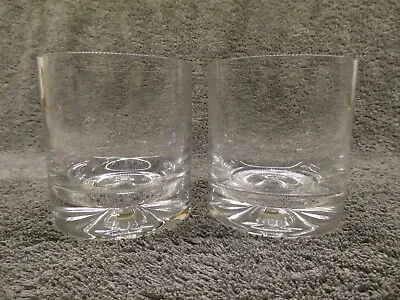 Buy 2 X Dartington Dimple Old Fashioned Large Whiskey Glasses - USED • 24.99£