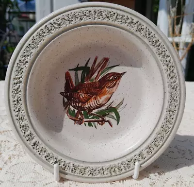 Buy Vintage Purbeck Pottery Small Plate/Shallow Dish/Bowl Bird Wren 5.5  • 5.95£