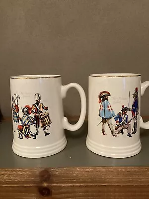 Buy 2 Lord Nelson Pottery Mug/tankard RARE The Swiss Guard & The French Guard • 14.49£