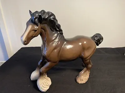 Buy Beswick Cantering Shire Horse Brown Gloss • 38£