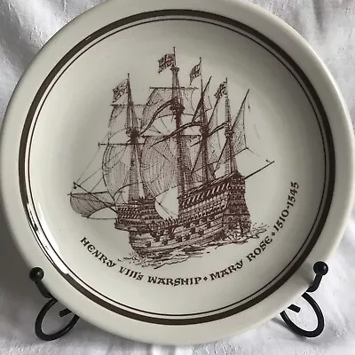 Buy Decorative Plate Henry VIII Warship MARY ROSE - Decoramics Ultraline • 5£