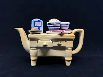 Buy Paul Cardew Designs Baking Day Kitchen Table Small Teapot Made In England Vtg • 48.21£