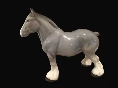Buy Fine Melba Ware Grey Shire Horse Figurine • 15£