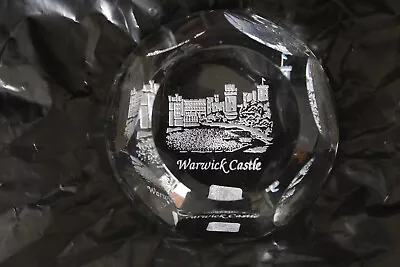 Buy Etched Glass Paperweight  Warwick Castle  • 5.25£