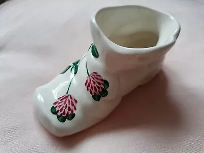 Buy Vintage Wemyss Style Ceramic Boot / Shoe With Clover Decoration By Plichta • 8.99£