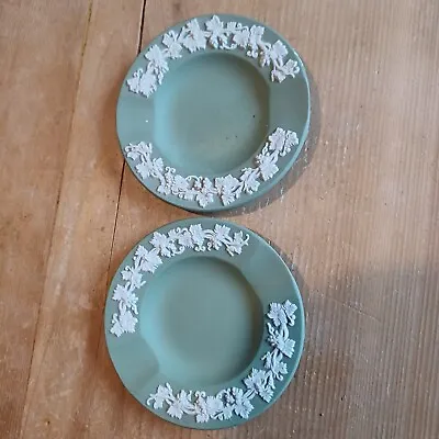 Buy A Pair Of Green Wedgewood Small Trinket Dishes • 3.50£
