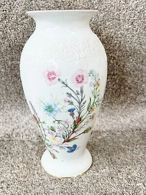 Buy Vintage Aynsley Fine Bone China Vase Floral Pattern • 24.99£