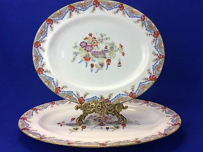 Buy Antique Collection Of Royal Doulton Victorian China Dinnerware 2 Serving Platter • 22.99£