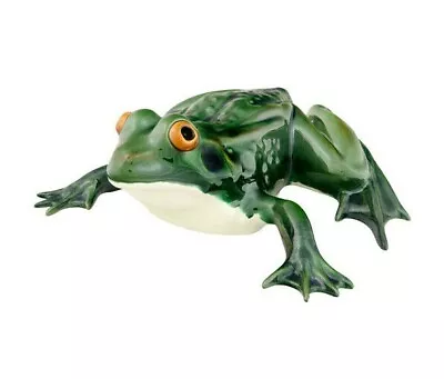 Buy Bordallo Pinheiro Large Green Frog Model - Portuguese Pottery - Brand New • 155£