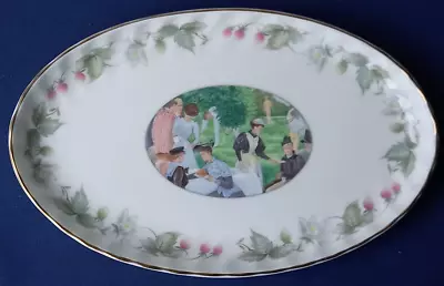 Buy Royal Doulton Minton Dish  “The Tennis Party” Wimbledon Collection Boxed, 1988 • 17.46£