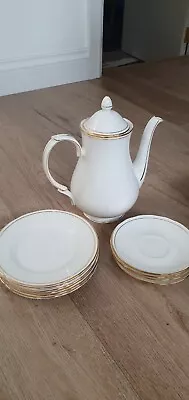 Buy Duchess Bone China Ascot Teapot, Saucers And Side Plates • 40£