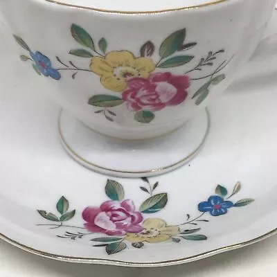 Buy 2x Chinese FLORAL MOTIF TEA CUP SET DUO • 3.99£