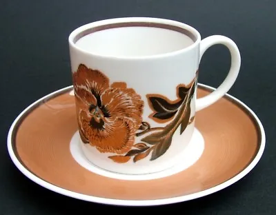 Buy Wedgwood Susie Cooper 1970's Signed Reverie C2055 Sm Coffee Cups & Saucers - VGC • 7.50£