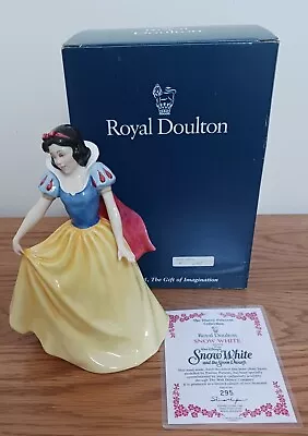 Buy Boxed Royal Doulton Disney Princess Collection Ltd Edition Snow White 295/2000 • 59.50£