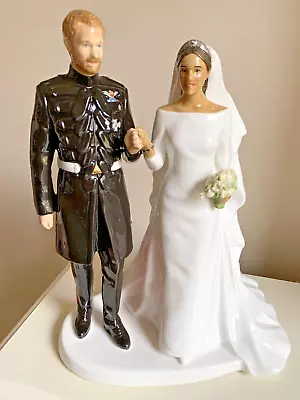 Buy Royal Doulton Prince Harry & Meghan Duchess Of Sussex Royal Wedding Day Figurine • 100£