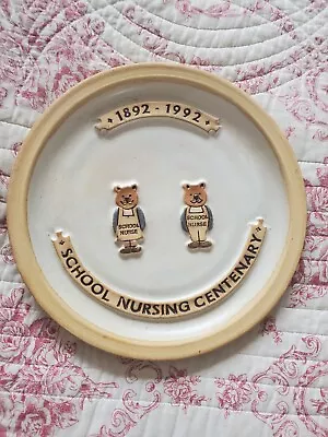 Buy Mushroom Pottery Sutton Hull Plate School Nurse Nursing Vintage Collectable  • 4.50£