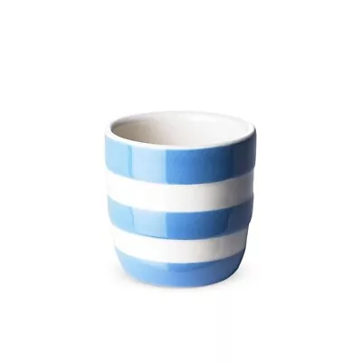 Buy Cornishware British Blue White Stripe Ceramic Straight Sided Egg Cup • 9£