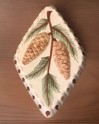 Buy Vintage Pine Cone Pottery Italy Hanging Wall Art Jello Cake Mold *Signed* • 14.21£
