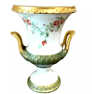 Buy Bareuther Bavarian Porcelain Hand Painted Urn Vase C.1969 OOAK ~ Gorgeous! • 57.60£