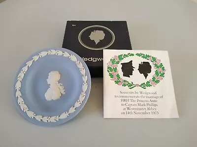 Buy Wedgwood Jasperware Round Sweet Dish Princess Anne's Wedding 1973 Boxed  • 4.50£