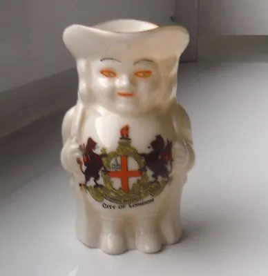Buy A & S Arcadian Transfer Ware Miniature Toby Jug - City Of London • 10£
