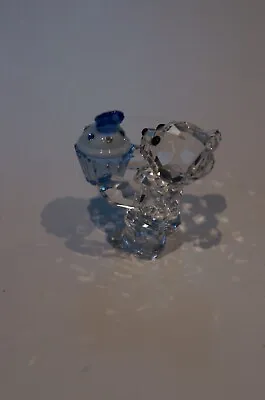 Buy Swarovski Crystal KRIS BEAR BLUE CUPCAKE 5051769 Mint , Boxed . (lot M) • 145£