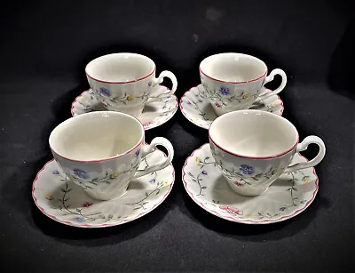 Buy JOHNSON BROTHERS  England  Summer Chintz Pattern  4- Cup & Saucer Sets • 15.20£