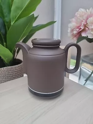 Buy Vintage Hornsea Contrast Lancaster Vitramic Matt Brown Tea Coffee Pot - 2.5 Pint • 6£