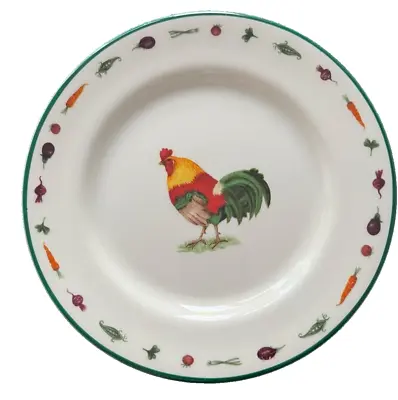 Buy Cloverleaf Pottery  Farm Animals Rooster Cockerel  Plate  Made In England • 14.99£