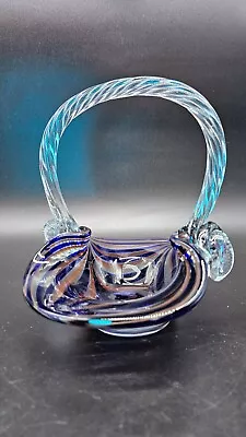 Buy Vintage Murano Glass Beautiful Baskets Selection • 14£