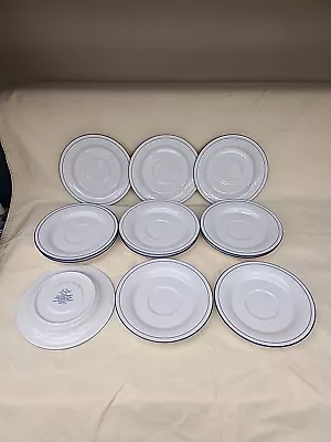 Buy Lenox Chinastone For The Blue Pattern Saucers Set Of 12 Excellent Condition  • 34.57£