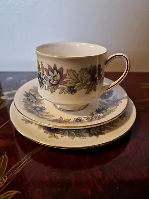 Buy Vintage Paragon Cherwell Bone China Tea Cup, Saucer & Cake Plate • 4£