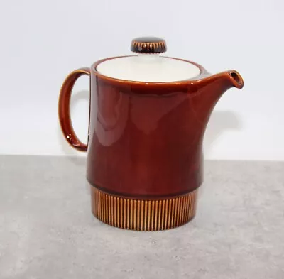 Buy Vintage Poole Pottery Chestnut Tall Coffee Pot Teapot Used 1970s 1980s Retro  • 10£