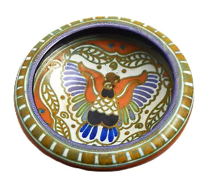 Buy Vintage Gouda Egyptian Art Pottery Footed Bowl, Made In Holland Sgd. GREAT! • 118.77£