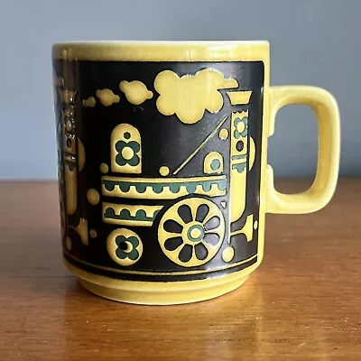 Buy Vintage Hornsea Pottery Green Train Mug • 35£