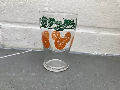 Buy Vintage 1950s Happy Face Orange Juice Drinking Glass, Retro • 15£
