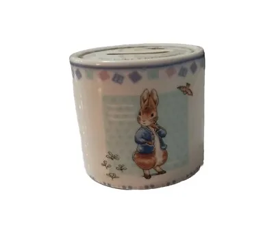 Buy Wedgewood Beatrix Potter Peter Rabbit Christening Ceramic Children's Money Box • 3.95£
