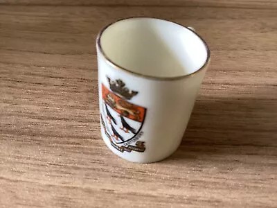 Buy Vintage Wh Goss Crested China Model Of Small Mug/ Cup Canterbury Ancient Crest • 3.50£