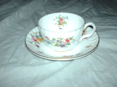 Buy Vintage Minton Marlow S-309  Bone China Cup And Saucer 6 Cm X 9 Cm & 15 Cm Wide • 18£