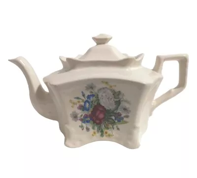 Buy Kernewek Vintage Floral Teapot Cornwall Cornish Pottery - Small Chip On Spout • 9.99£