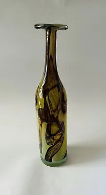 Buy Mdina Glass Earthtones Bottle Vase Malta • 28£
