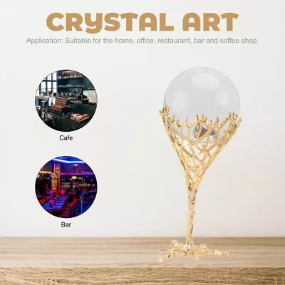 Buy  Large Clear Ornaments Desktop Decor Crystal Ball Decoration Glass • 26.69£