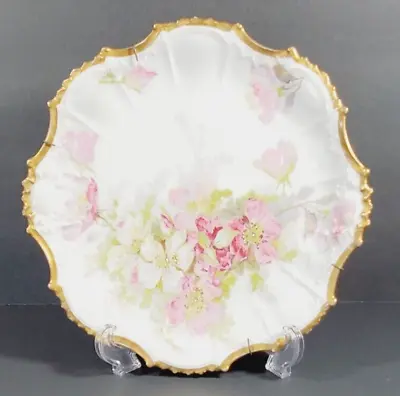 Buy Vintage Coronet Limoges Hand-Painted China Floral Gold Gilt Edge 8 1/2  Plate • 23.68£